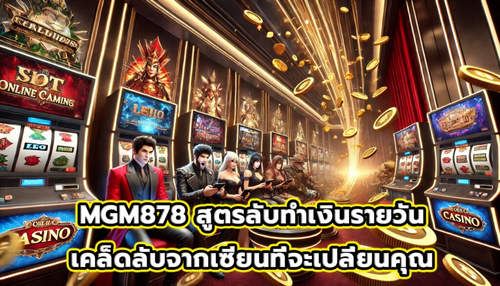 MGM878 สูตรลับทำเงินรายวัน เคล็ดลับจากเซียนที่จะเปลี่ยนคุณ